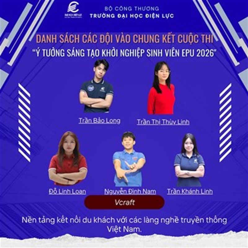 Chung kết cuộc thi "Ý tưởng sáng tạo khởi nghiệp sinh viên EPU 2026" - Sẵn sàng bùng nổ