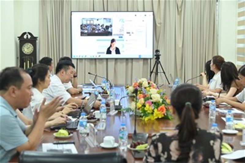 Đẩy mạnh kiểm định quốc tế: Trường Đại học Điện lực làm việc trực tuyến với FIBAA