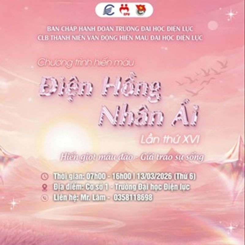 Điện Hồng Nhân Ái lần thứ XVI - Lan tỏa nghĩa cử hiến máu tình nguyện